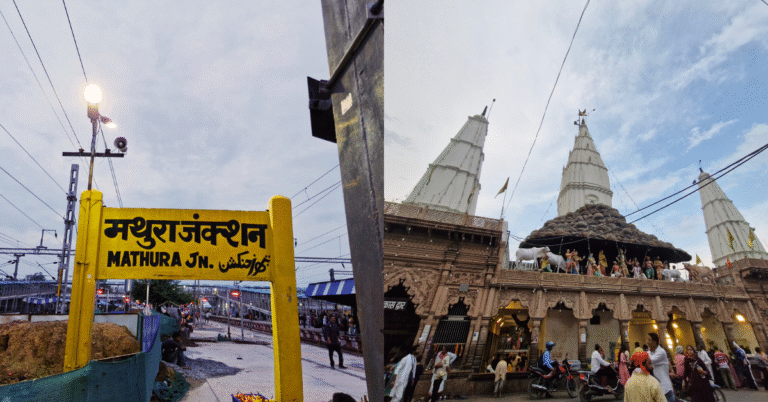 Mathura junction to Govardhan distance