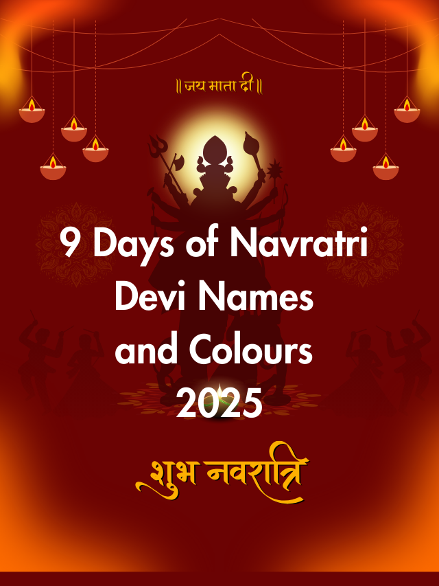 9 Days of Navratri Devi Names and Colours 2025