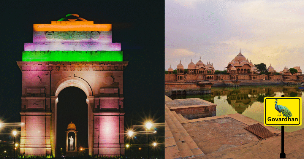Delhi to Govardhan Distance
