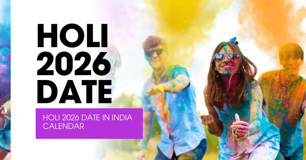Holi 2026 Date in India Calendar