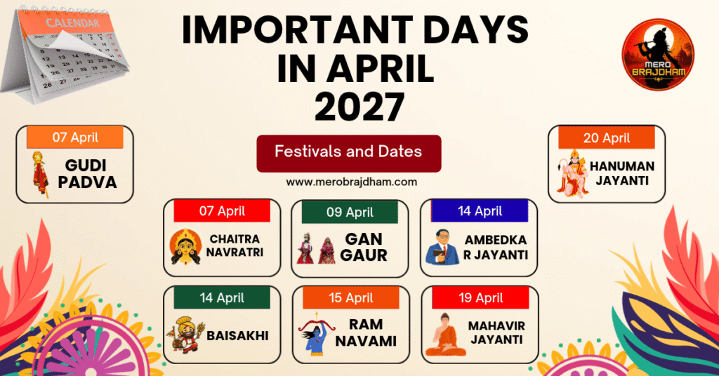 Important Days in April 2027