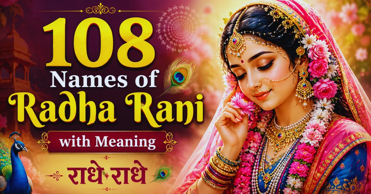 108 Names of Radha Rani
